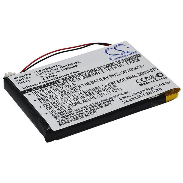 Batería de Repuesto M550, Tungsten T1 para Palm M550, Tungsten T1, Tungsten T2, Tungsten T3, Zire 31, - Cameron Sino 1