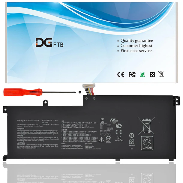 Batería de Repuesto SD06XL para Asus ZenBook Pro 15 UX535 UX535L UX535LH UX535LI UX535LH-BH74 UX535LH-BN002T - DGFTB 1