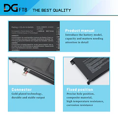 Batería de Repuesto SD06XL para Asus ZenBook Pro 15 UX535 UX535L UX535LH UX535LI UX535LH-BH74 UX535LH-BN002T - DGFTB