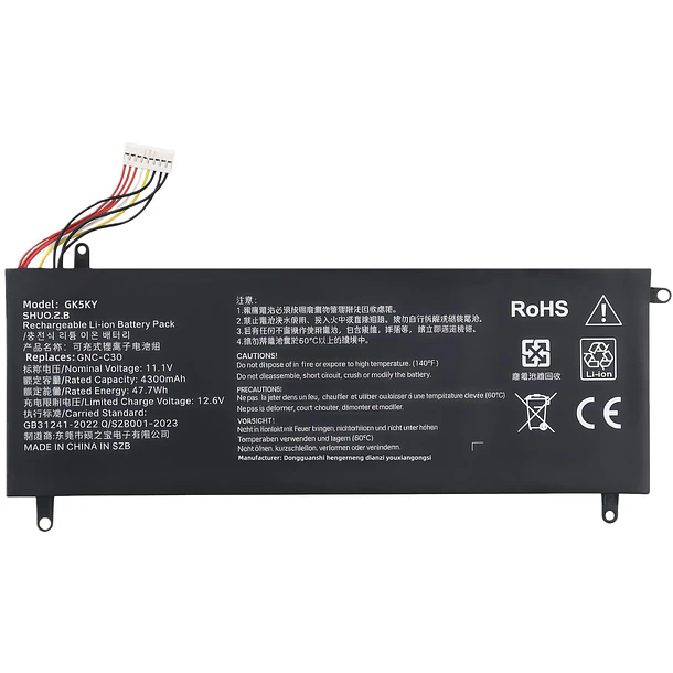 Batería de Repuesto GK5KY para Schenker XMG C404 for Gigabyte 14