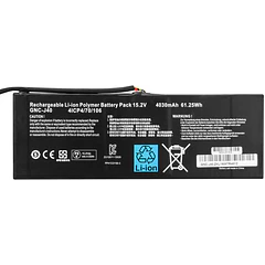 Batería de Repuesto DT9XG para GIGABYTE P34F P34G P34K P34W V2 V3 V5 V7 Series(15.2V - HBFVG