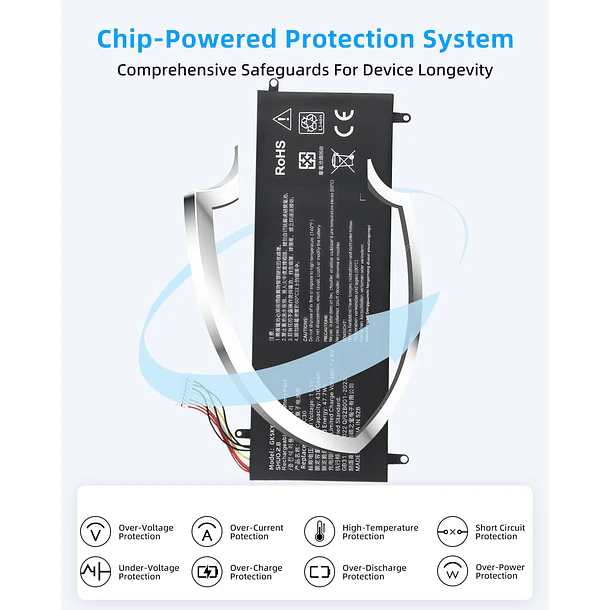 Batería de Repuesto GK5KY para Schenker XMG C404 for Gigabyte 14