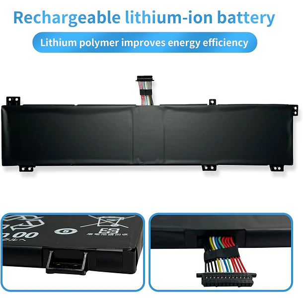 Batería de Repuesto JK6Y6 para Lenovo Legion 5 Pro-16ACH6 16ACH6H 16ITH6 16ITH6H Legion 5-15ITH6 15ITH6H 3