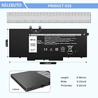 Cargador de Repuesto 3HWPP para Dell Latitude 5501 5401 5510 5410 5411 5511 Precision 3551 3