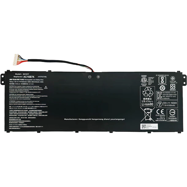 Batería de Repuesto GK5KY para ACER Aspire V5-572 V5-573 for Chromebook 15 CB515-1H CB515-1H-C019 CB515-1HT 1