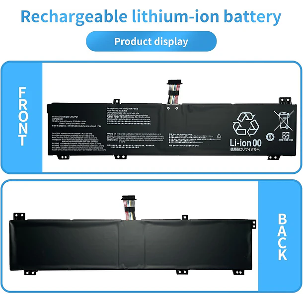 Batería de Repuesto JK6Y6 para Lenovo Legion 5 Pro-16ACH6 16ACH6H 16ITH6 16ITH6H Legion 5-15ITH6 15ITH6H 5