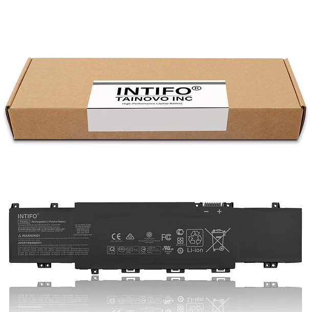 Batería de Repuesto TI04XL para HP Envy 17-CH0001UA 17-CH0008CA 17-CH0011NB 17-CH0026UR 17-CH0027UR 17-CH1002UR 17M-CH0013DX HSTNN-IB9T - INTIFO 2