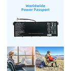 Batería de Repuesto GK5KY para ACER Aspire V5-572 V5-573 for Chromebook 15 CB515-1H CB515-1H-C019 CB515-1HT 6