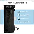 Batería de Repuesto JPFMR para A1278 MacBook Pro 13 inch Mid 2009 2010 2012 Early - GBNENGTD 2