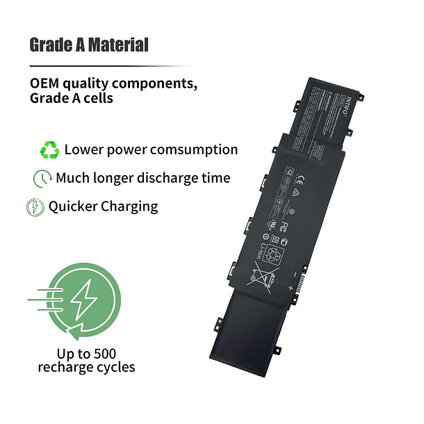 Batería de Repuesto TI04XL para HP Envy 17-CH0001UA 17-CH0008CA 17-CH0011NB 17-CH0026UR 17-CH0027UR 17-CH1002UR 17M-CH0013DX HSTNN-IB9T - INTIFO 4