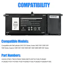 Batería de Repuesto H5CKD para Dell Vostro 5409 5501 5502 5508 6