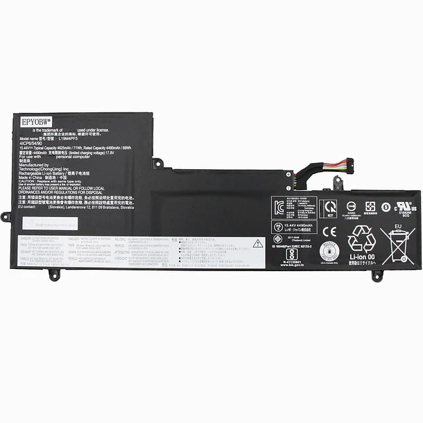 Batería de Repuesto L19M4PF5 para Lenovo Ideapad Yoga Slim 7-15IIL05 7-15ITL05 / Slim 7-15IIL05 7-15ITL05 - EPYOBW 1