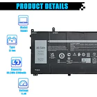 Batería de Repuesto para Dell Alienware X14 R1 / Alienware X14 R2 Series 0GD3C9 - AOMKA 2