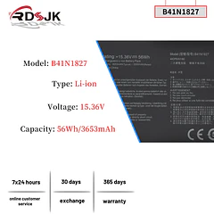 Batería de Repuesto MB06XL para ASUS ZenBook Flip 15 UX562 UX562IA UX562UG UX562FA UM562 UM562IA