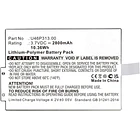Batería de Repuesto CS-TCA300BT para Technicolor TCA300COM U46P313.00 (3.7V) - Enyuly 3