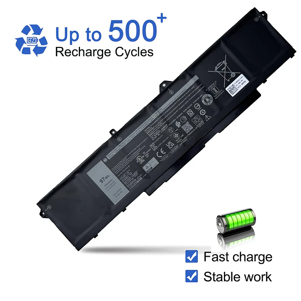 Batería de Repuesto 9JRV0 para Dell Precision 3581 3571 3561 Alienware m18 R1/Alienware m17 R5 - JOTACT 5