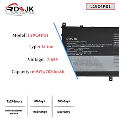 Batería de Repuesto 4GVGH para Lenovo Ideapad Yoga 6-13ARE05 6-13ALC6 Yoga C640-13IML LTE Series 5B10U65274