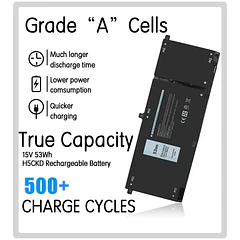 Batería de Repuesto H5CKD para Dell Inspiron 5400 5406 7306 7405 7300 7500 7506 2-in-1