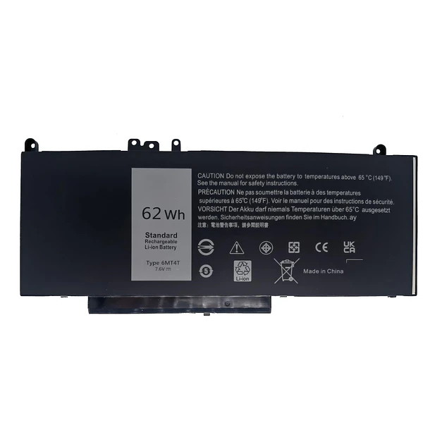 Batería de Repuesto 6MT4T para Dell Latitude E5470 E5570 Precision 3510 0HK6DV 079VRK TXF9M 0TXF9M - YXKC Batterymarket 1