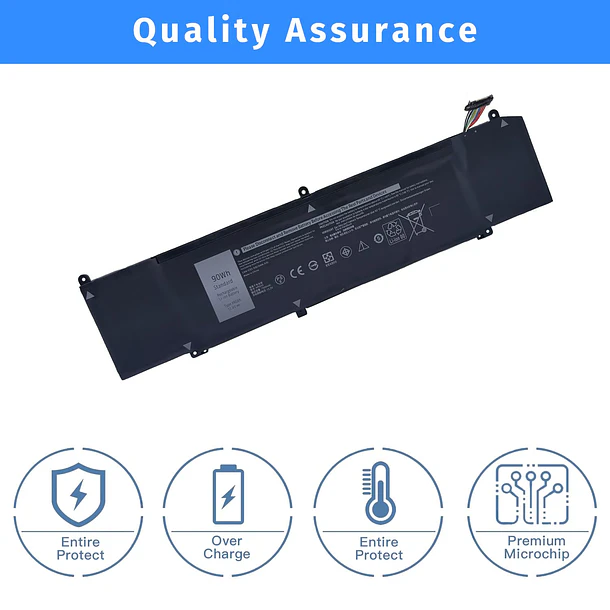 Batería de Repuesto XRGXX para Dell G7 7590 7790 G5 5590-D2783W D2743B D2865B D2863W D2842W - NBULBL XRGXX 4