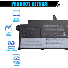 Batería de Repuesto para Lenovo ThinkPad T14s Gen 3 2022 Gen 4 2023 Series - AOMKA