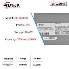 Batería de Repuesto CF-VZSU48 para diversos equipos compatibles según modelo CF-VZSU48 - RDSJ