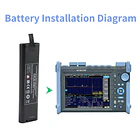 Batería de Repuesto SM204 para MS2721A MS272xB MT821xE MT8222A OTDR for YOKOGAWA AQ7280 AQ7282A OTDR - KingSener 4