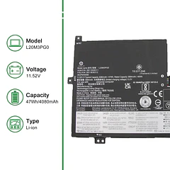 Batería de Repuesto L20M3PG0 para Lenovo IdeaPad Flex 3 Chrome 15IJL7 300e Chromebook 3rd Gen - JIAZIJIA