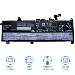 Batería de Repuesto L22D4PE1 para Lenovo ThinkBook 16 G6 IRL G6 ABP G7 IML G7 - JOTACT