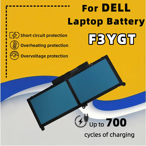 Batería de Repuesto F3YGT for Dell para Dell Latitude 12 7000 7280 7290 13 7000 7380 7390 - Joburu 5