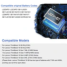 Batería de Repuesto L22D4PE1 para Lenovo ThinkBook 16 G6 IRL G6 ABP G7 IML G7 - JOTACT 3