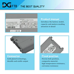 Batería de Repuesto DN04XL para Panasonic Toughbook CF-19 CF19 MK1 MK2 MK3 MK4 MK5 MK6 - DGFTB
