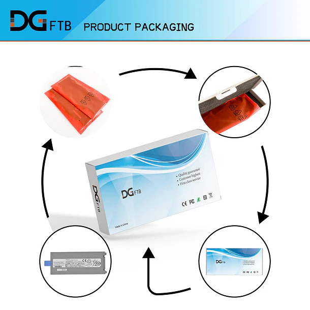 Batería de Repuesto DN04XL para Panasonic Toughbook CF-19 CF19 MK1 MK2 MK3 MK4 MK5 MK6 - DGFTB 6