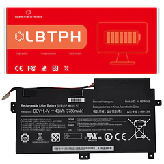 Batería de Repuesto AA-PBVN3AB para Samsung NP370R4E NP370R5E NP450R4V NP450R5V NP470R5E NP510R5E Series NP370R4E-A03 NP370R4E-A04