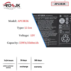 Batería de Repuesto C31N1724 para Acer Aspire V5 M5-583 M5-583P V5-472 V5-472G V5-472P V5-473 V5-473G