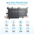 Batería de Repuesto WS04XL para HP Spectre X360 Convertible 13.5” 2-in-1 (2021) (2022) 14-ea2000 14-ef2000 4