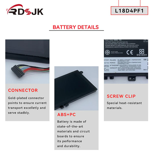 Batería de Repuesto KT02XL para Lenovo IdeaPad Yoga C940-15 C940-15IRH 81TE 9-15IMH5 82DE IdeaPad S740-15IRH 5
