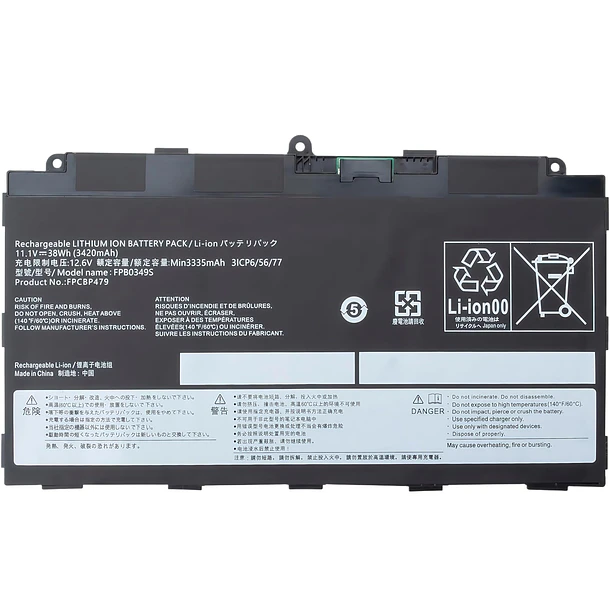 Batería de Repuesto GK5KY para Fujitsu Stylistic Q665 Q739 Q738 Q616 Series CP786659 CP690859 CP700540 1