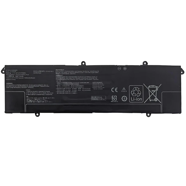 Batería de Repuesto C31N2105-1 para ASUS Q530VJ-I73050 Series 31CP6/70/81 - EPYOBW 1