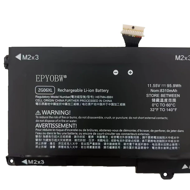 Batería de Repuesto ZG06XL para diversos equipos compatibles según modelo ZG06XL - EPYOBW 2