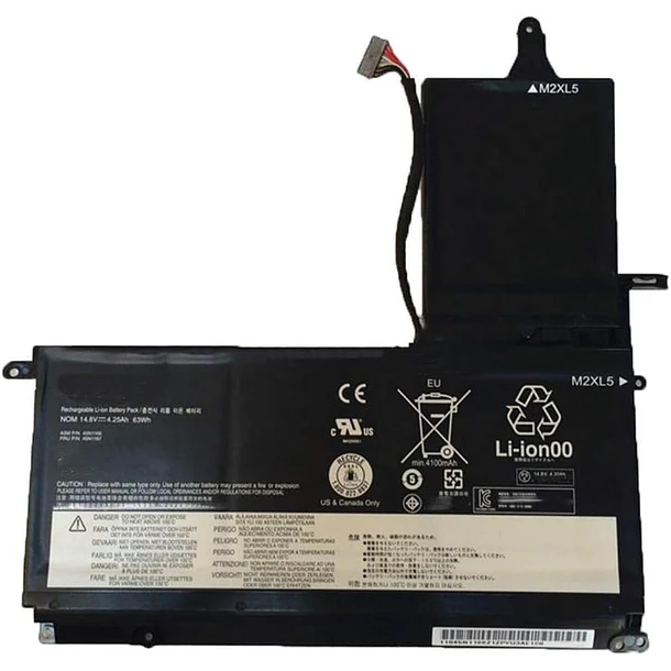 Batería de Repuesto BT04XL para Lenovo ThinkPad pxd3x2 S5 S531 S540 S5-S530 Series Notebook (14.8V - HBFVG 1