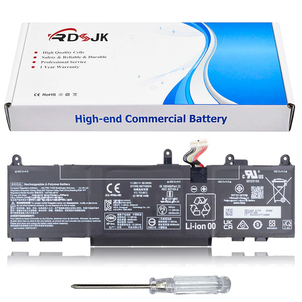 Batería de Repuesto SC04XL para HP EliteBook 830 835 840 845 860 865 G11 ZBook 1