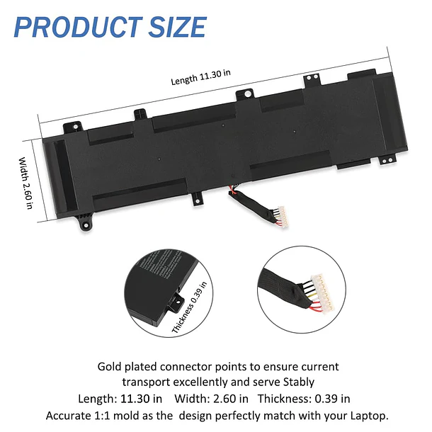 Batería de Repuesto para ASUS GX550LWS GX550LXS FA506QR FA506QM FA706IH FA706QR FX506HC FX506HM FX706H - LUSONBAY 4