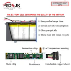 Batería de Repuesto DN04XL para Gateway gwtn156-11bk GWTN156 GWTN156-11BK with RTDPART Series 5080270P U3576127 2ICP4/76/127 - RDSJ 5