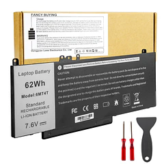Batería de Repuesto 6MT4T para Dell Latitude E5470 E5570 Precision 3510 0HK6DV 7V69Y 07V69Y 79VRK - Fancy Buying