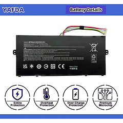 Batería de Repuesto AP16L8J para Acer Chromebook Spin 311 CP311-3H-K2RJ CP311-3H-K3Wl CP311-3H-A14P Spin 513 R841T-S98A - Yafda