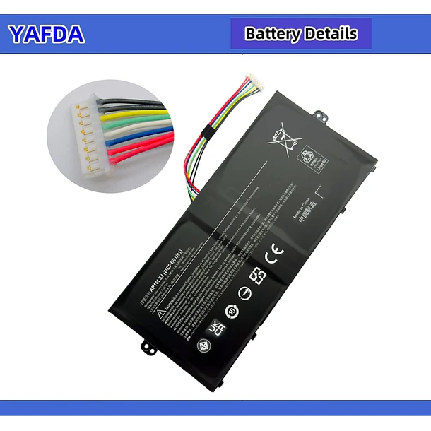 Batería de Repuesto AP16L8J para Acer Chromebook Spin 311 CP311-3H-K2RJ CP311-3H-K3Wl CP311-3H-A14P Spin 513 R841T-S98A - Yafda 5