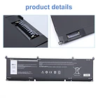 Batería de Repuesto 69KF2 para Dell XPS 15 9500 9510 9520 9530 Precision 5550 5560 - BrillanteVolt 5