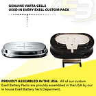 Batería de Repuesto 2/V150H-3P_2QTY para Wireless Beacon, eCall, Vehicle Tracking, Electricity Metering, Server Backup Battery - Exell 6