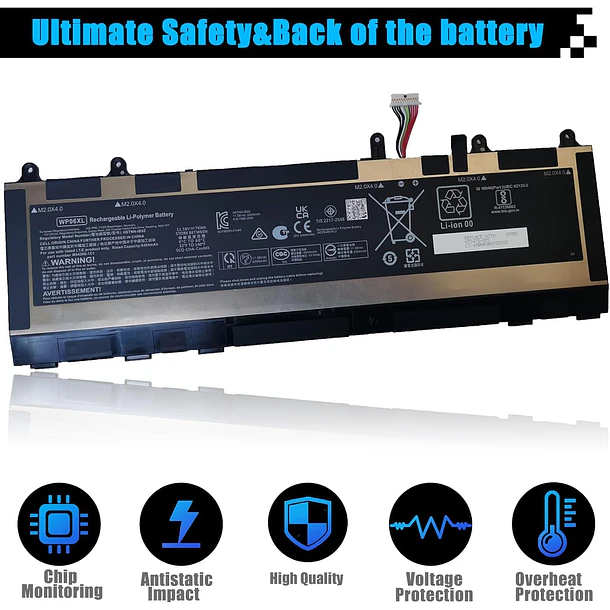 Batería de Repuesto para HP EliteBook 860 865 G9 G10 ZBook Firefly 16 G9 - AOMKA 4